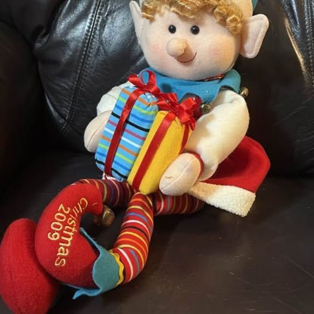 2009 Christmas Plush Elf with Presents